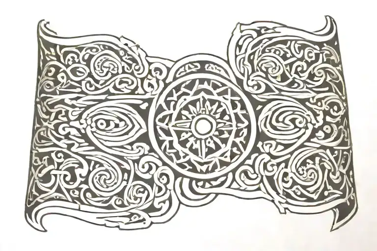 Tribal Bracelet Cuff