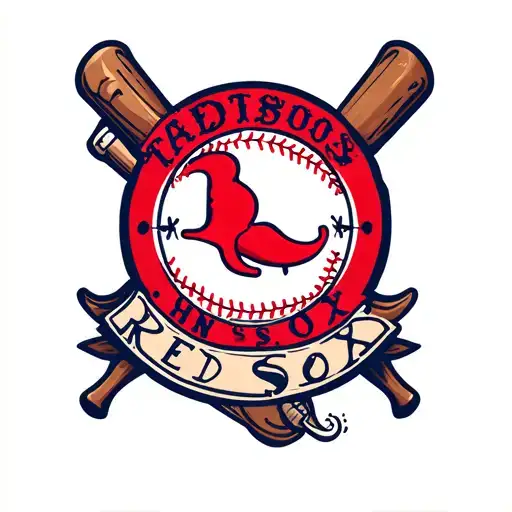 Traditional Style Red Sox Logo