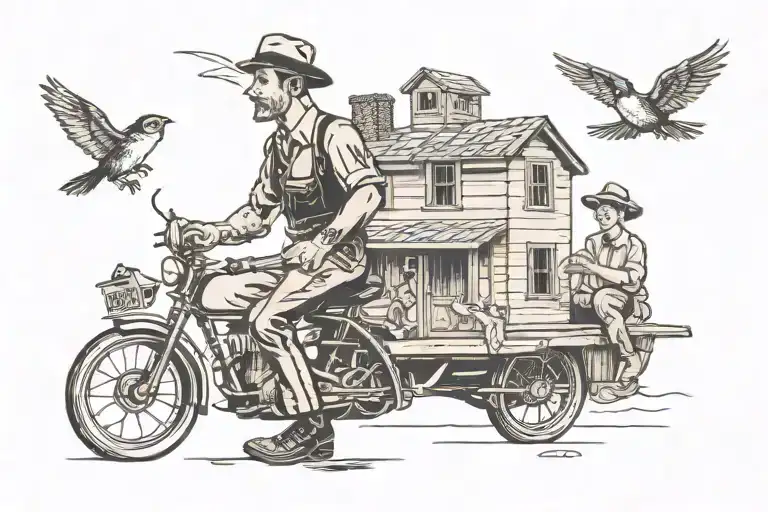 Men Carry A House