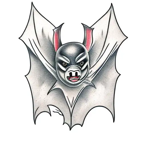 The Face Of A Bat