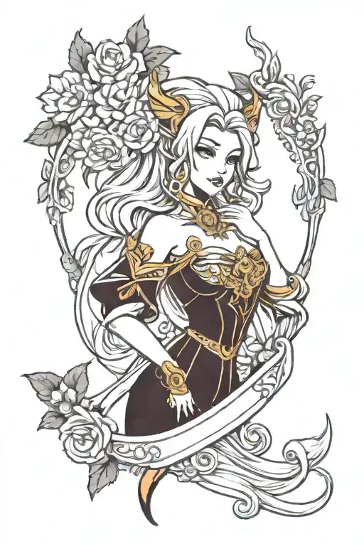 League Of Legends Soraka Kaisa Seraphine Vines And Flowers