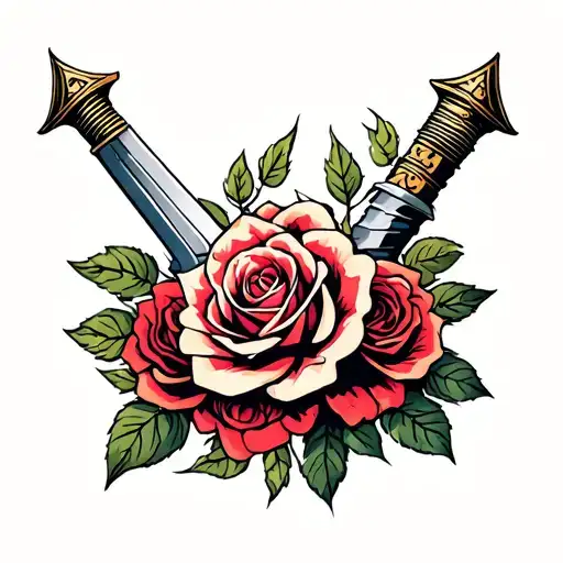 Dagger And Roses