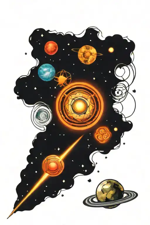 Chakra Planets Galaxy Universe Handofgod