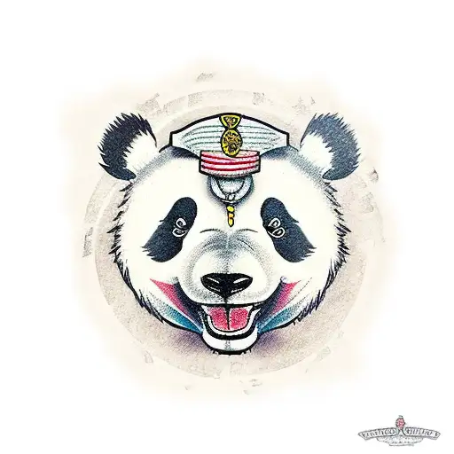 Cartoon Panda Explorer