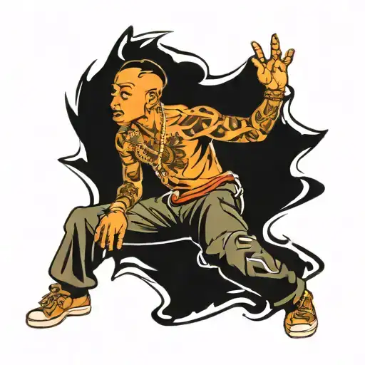 Hiphop Dancer Performing