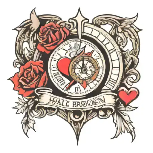 Half Broken Clock And Half Broken Heart