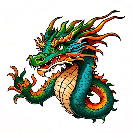 Dragon Over A Vitenamese Later