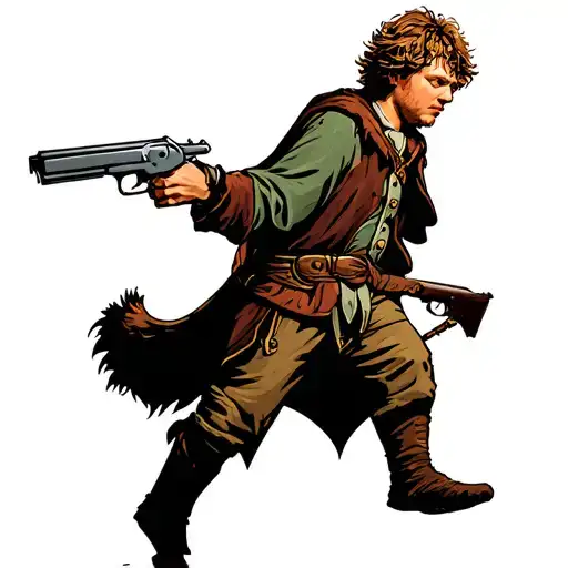 Samwise Gamgee Carrying A 240B