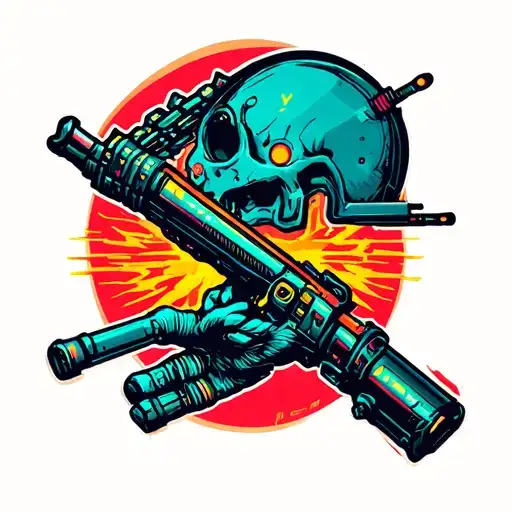 Cyberpunk Arm Implant Sleeve