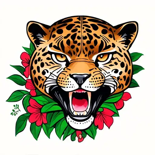 Mexican Jaguar Face