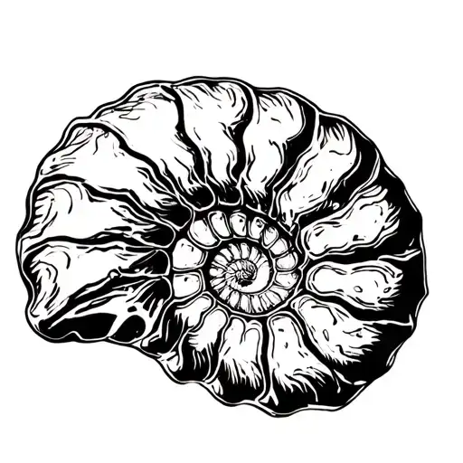 Ammonite Fossil Skeleton