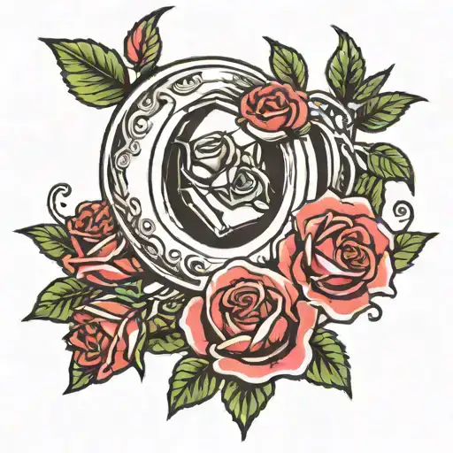 Horseshoe And Rose