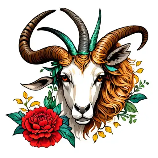 Capricorn And Carnations