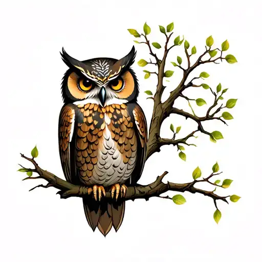 Realistic Owl Dna Tree