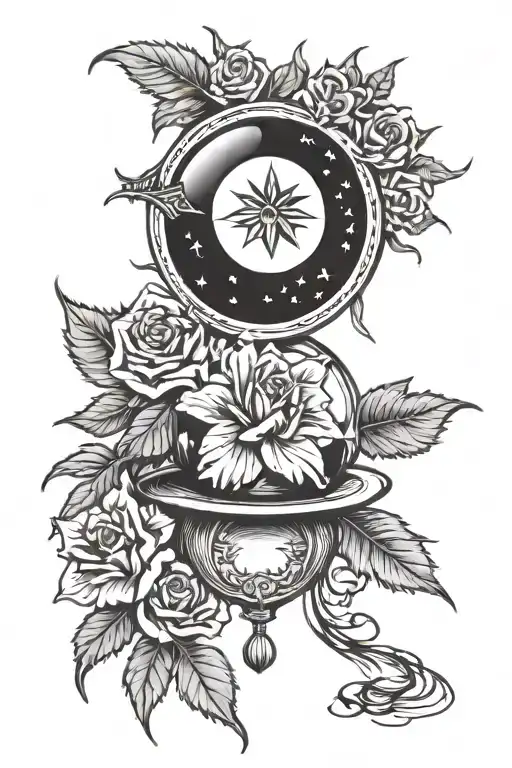 Witch Crystal Ball Flowers Taro