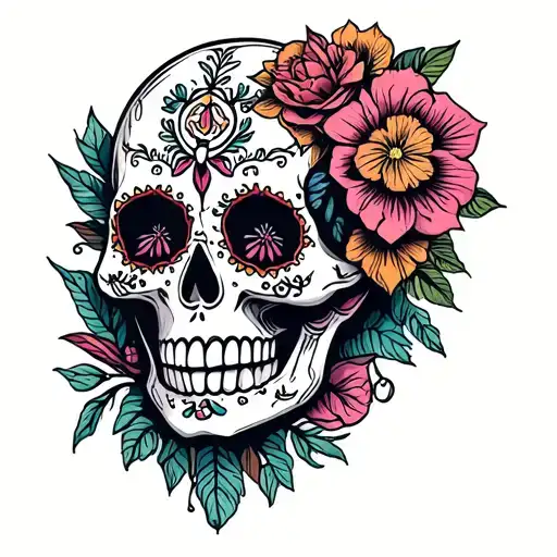 Sugar Skull Mysterious And Dark