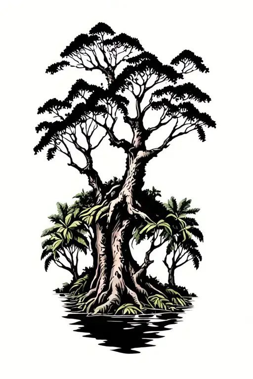 Jungle Forest With Trees