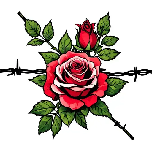 Roses And Barbed Wire