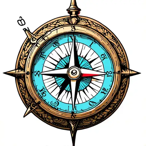 Compass And Clock