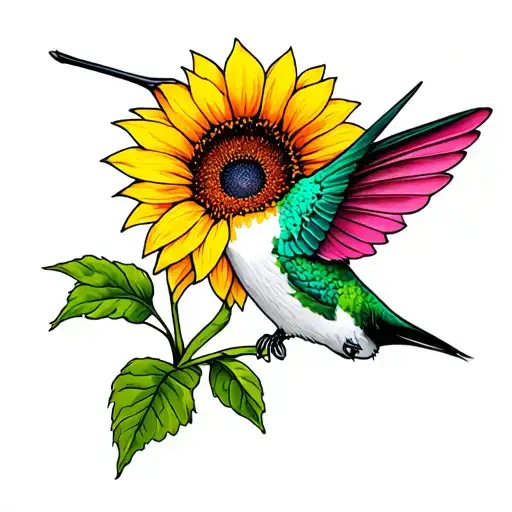 Hummingbird Sunflower