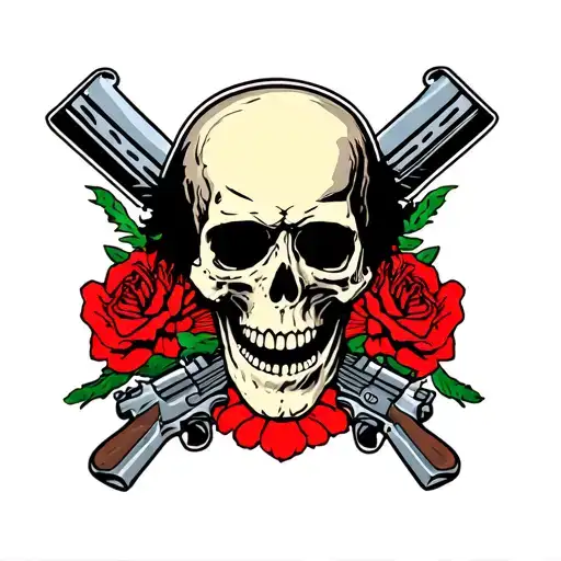 Slash Skull Guns N Roses