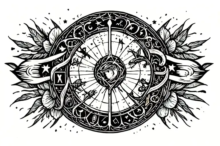 Signes Zodiac Sign Intertwined