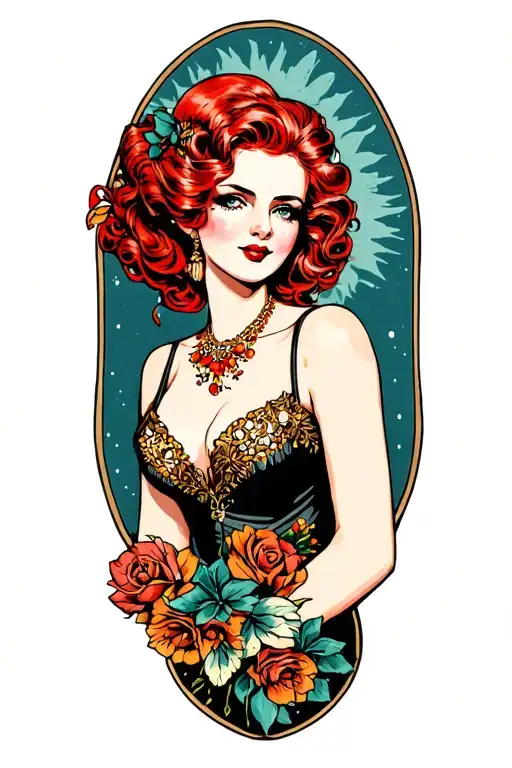 Red Haired Old Seductress