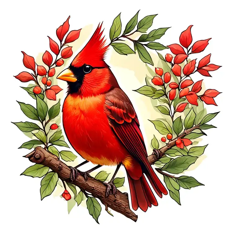 Cardinal Bird