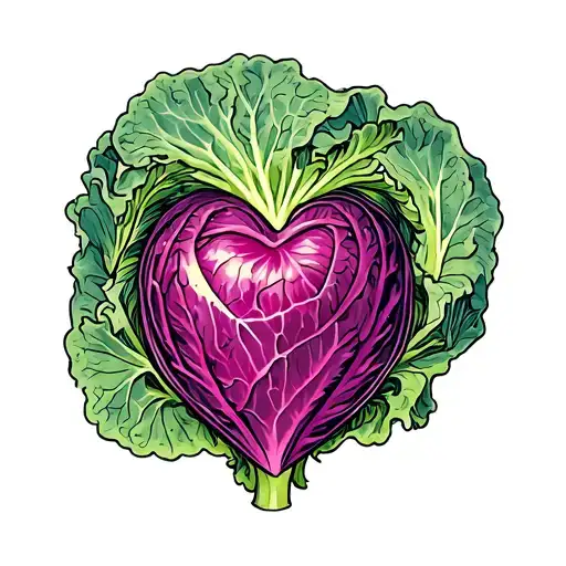 Heart Shaped Cabbage
