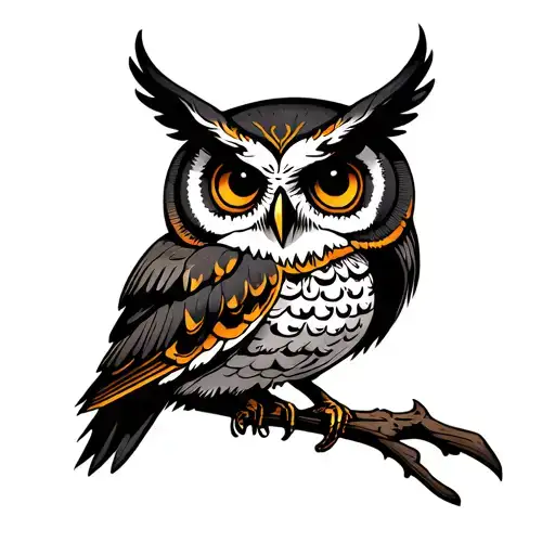 Gothic Owl With Skeleton War Face Paint Palette