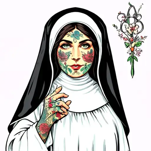 Tattooed Nun