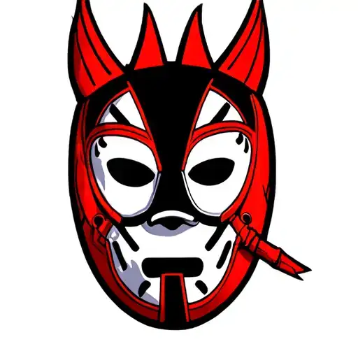 Retro Wrestler Mask