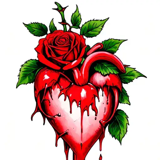Rose Bleeding Heart Thorns