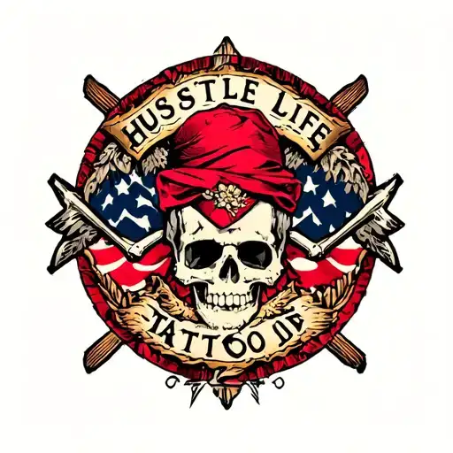 Hustler Life Cross