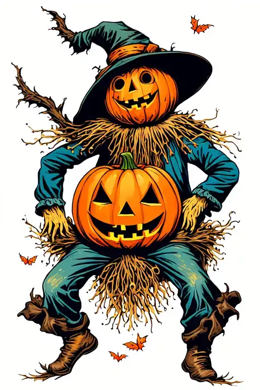 Pumpkin Scarecrow Halloween
