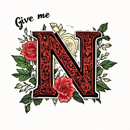 Give Me A Sayo In Bace Of The Letter N