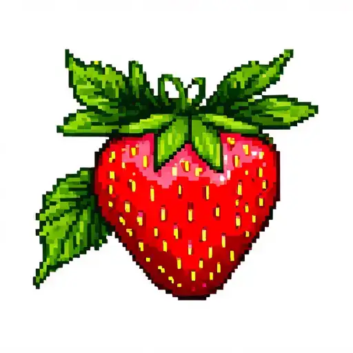 Pixel Strawberry