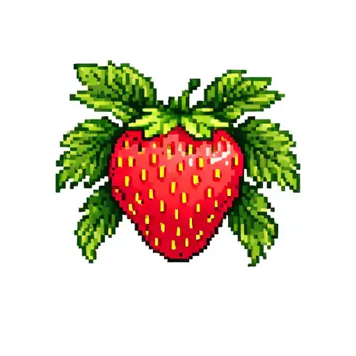 Pixel Strawberry