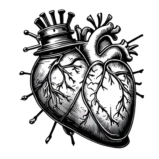 Human Heart In Lantern Shining Light