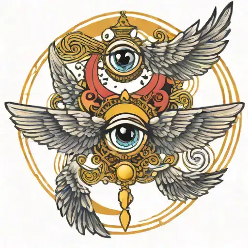 Isis Wings With Eye