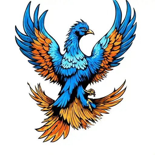 Generates A Blue Phoenix