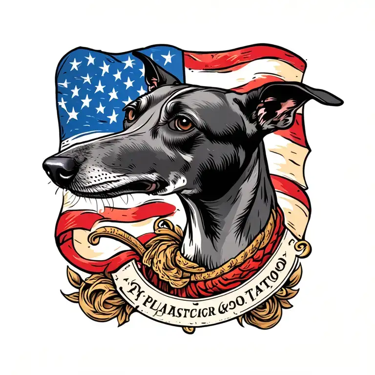 Greyhound Side Profile