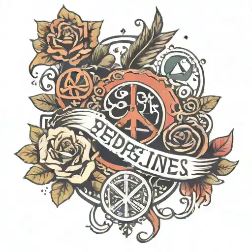 Peace Love Happiness Confidence