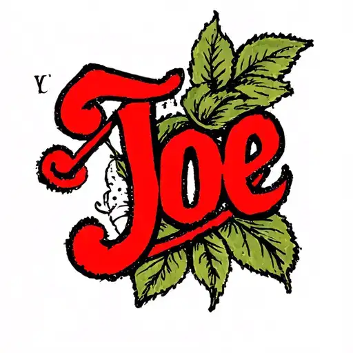 The Name Joe Written In A Lovey Way
