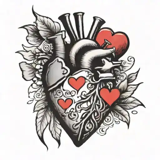Multiple Heart Collage