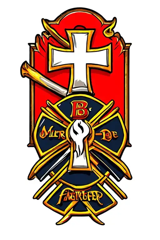 Firefighter Maltese Cross