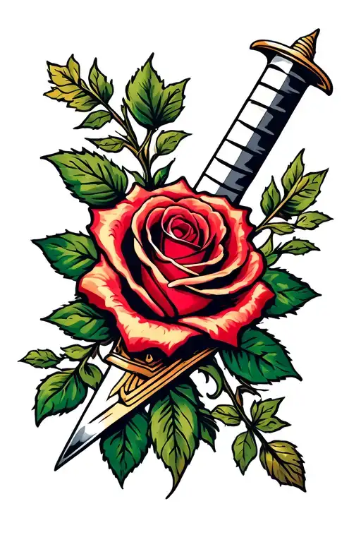 Rose And Dagger