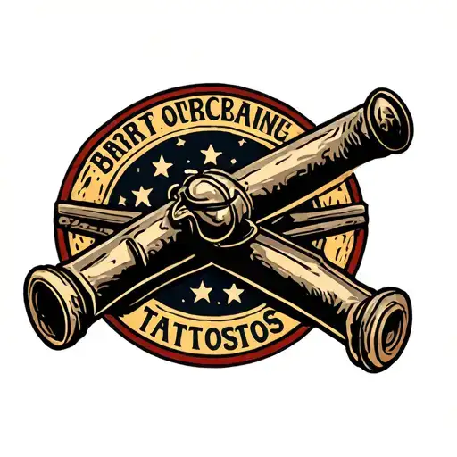Crossed Cannons