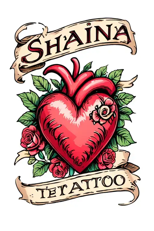 Heart With The Name Shaina In It