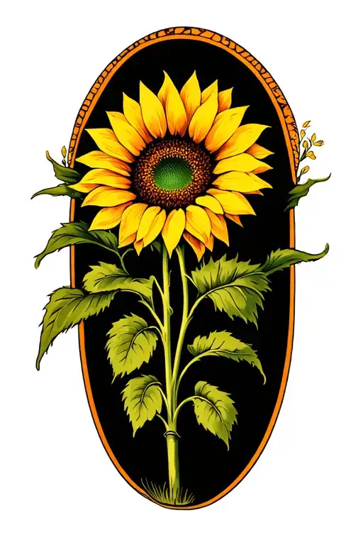 Sunflower Blooming